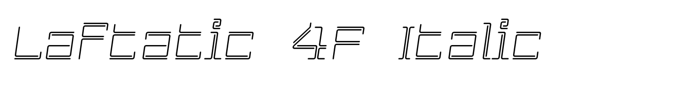Laftatic 4F Italic